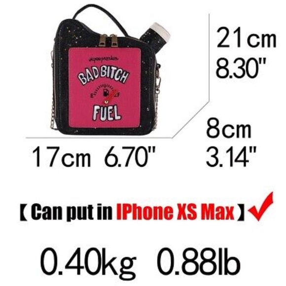 Bad B**** Fuel Crossbody Purse - Picture 4 of 8
